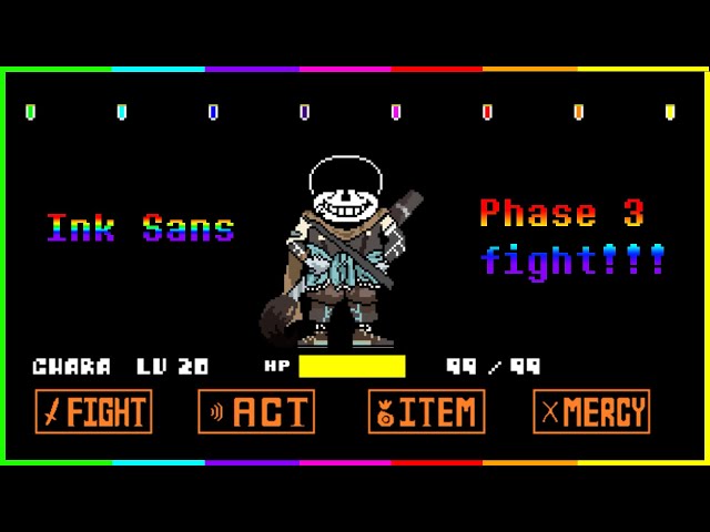ink sans fight phase 3|TikTok Search
