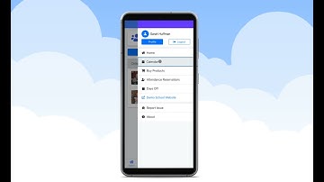 ChildPilot - Parent Portal App: Hamburger Menu (Calendar)