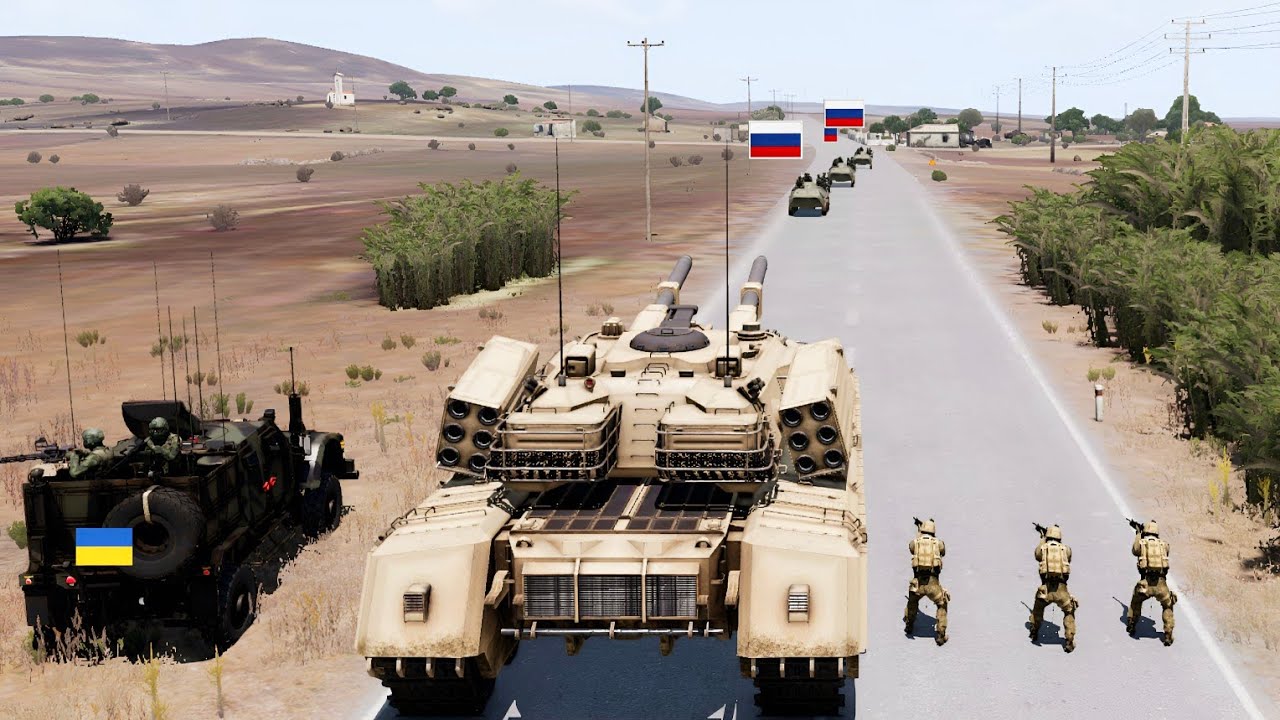 Украина впервые применила гигантские немецкие танки для нападения на Россию