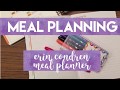 Meal Planning in the Erin Condren Meal Planner