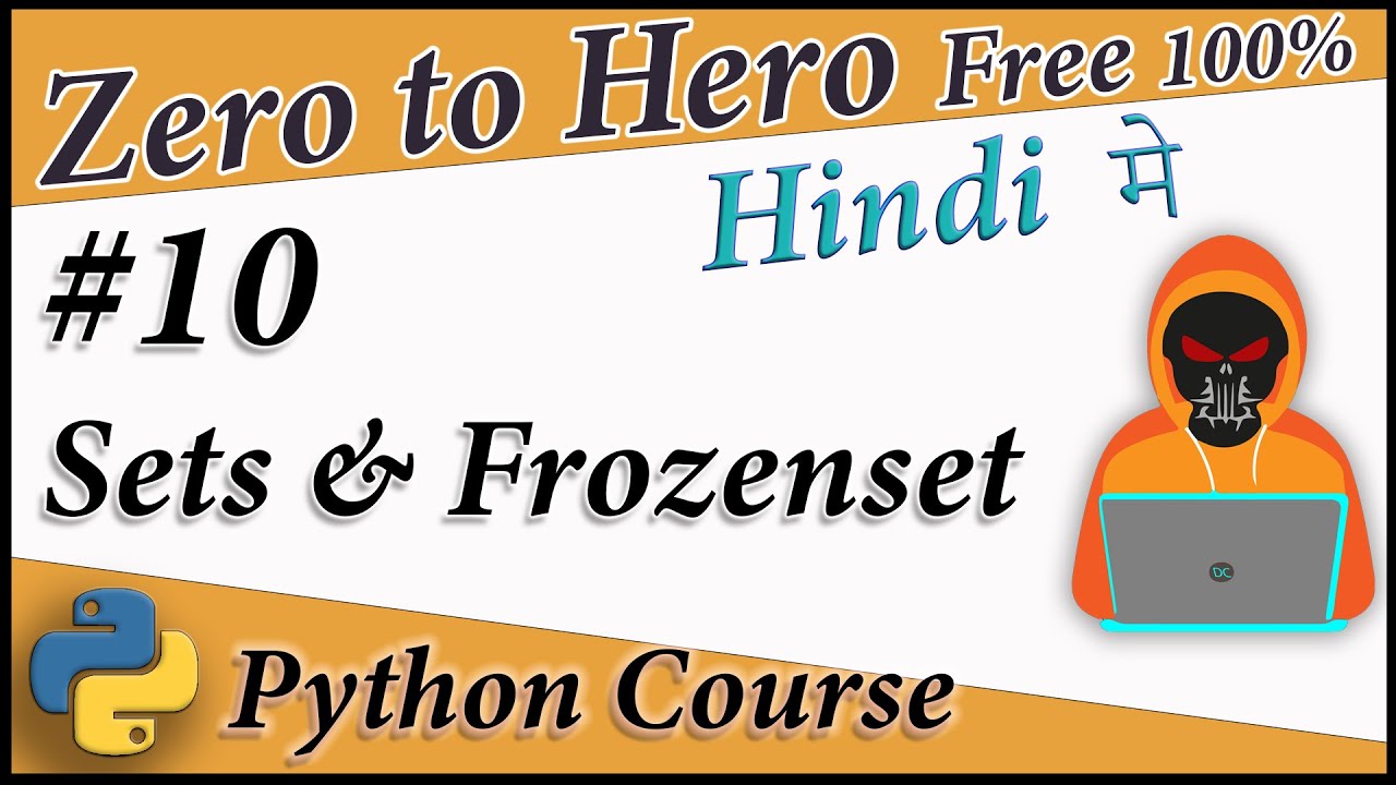 Sets , FrozenSets in Python & Some Sets Methods || Python Free tutorial ...