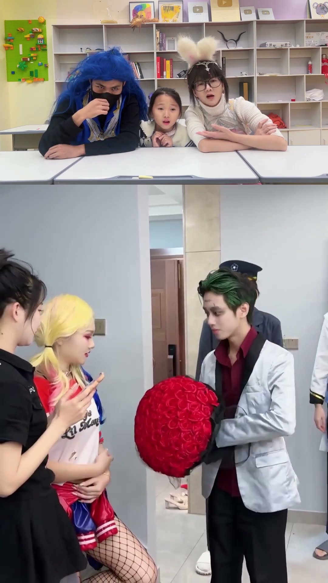 Clowns can be shy!# Douluo Mainland# Douluo Mainland Tang Three Little Dance# Tang Wutong