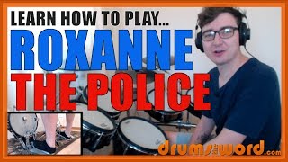 ★ Roxanne (The Police) ★ Drum Lesson PREVIEW | How To Play Song (Stewart Copeland)