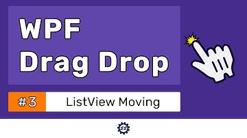 ListViews - WPF DRAG DROP TUTORIAL #3