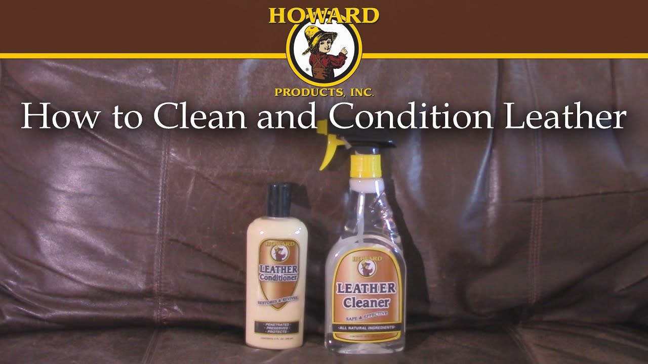 How to Clean & Condition Leather - YouTube