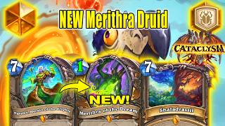 Over 82% Winrate NEW Merithra Druid Deck Is Getting Very OP After Patch At CATACLYSM | Hearthstone