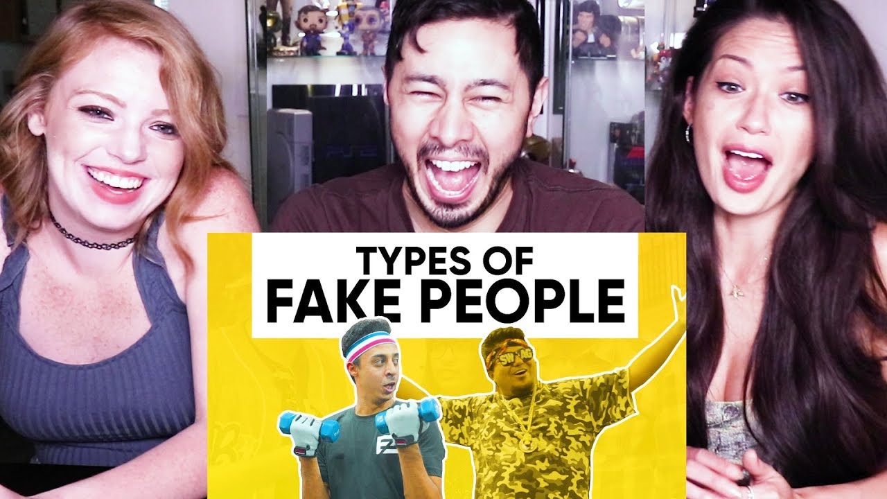 JORDINDIAN | TYPES OF FAKE PEOPLE | Reaction w/ Jaby, Joli & Jules!