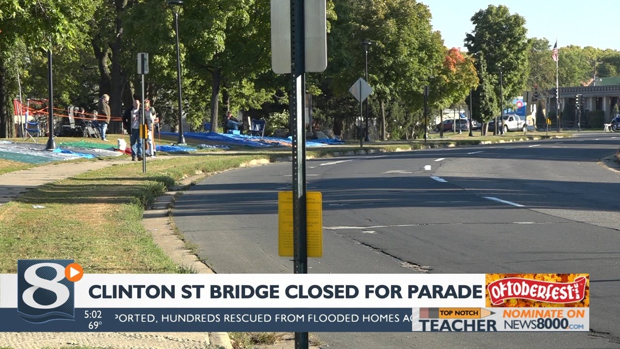 Road closure for parade - YouTube