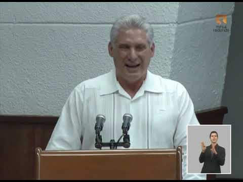 Intervención Presidente de Cuba Miguel Díaz-Canel  en la reunión del Consejo de Ministros.16/07/20.