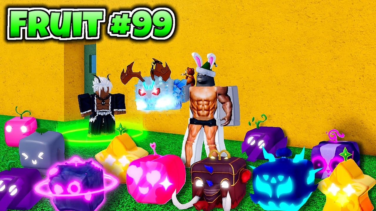 Rolling 100 Fruits to Get Update 24 Fruits in Blox Fruits - YouTube
