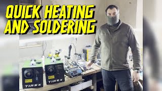 Providing The Guys From Black Arrow With Soldering Stations And Heaters