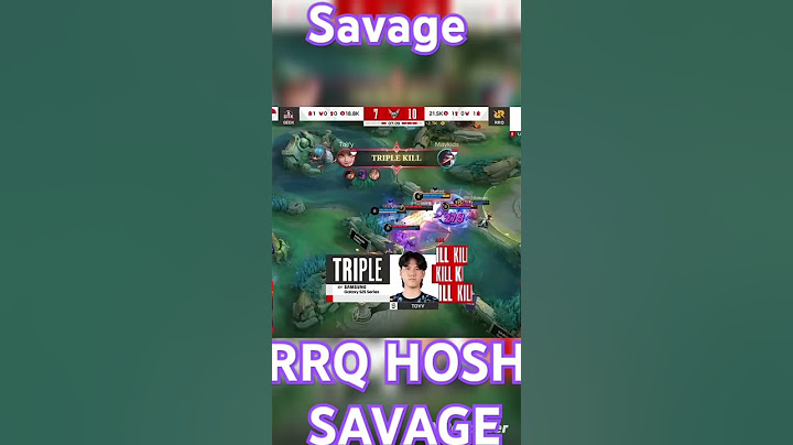 Savage from RRQ HOSHI #mobilelegends #mlbb #mplid #onic #mpl #rrq #kingdom #teamrrq #rrqkingdom
