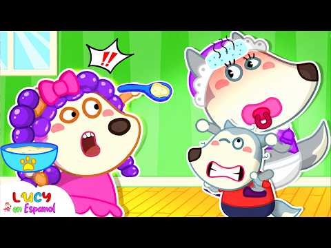 NUEVOS:📦 ¡Mamá se Convirtió en Bebé! | Kids Become Adults & Reto de Cartón+ Más🌈@LucyEnEspanol