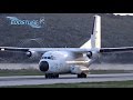 Luftwaffe Transall C-160D - Short Takeoff with Awesome Propeller Tip Vortices