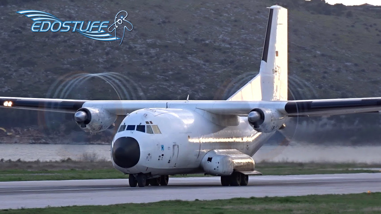  New Update  Luftwaffe Transall C-160D - Short Takeoff with Awesome Propeller Tip Vortices