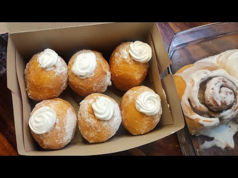 Chocolate Glazed Cream Filled Donut