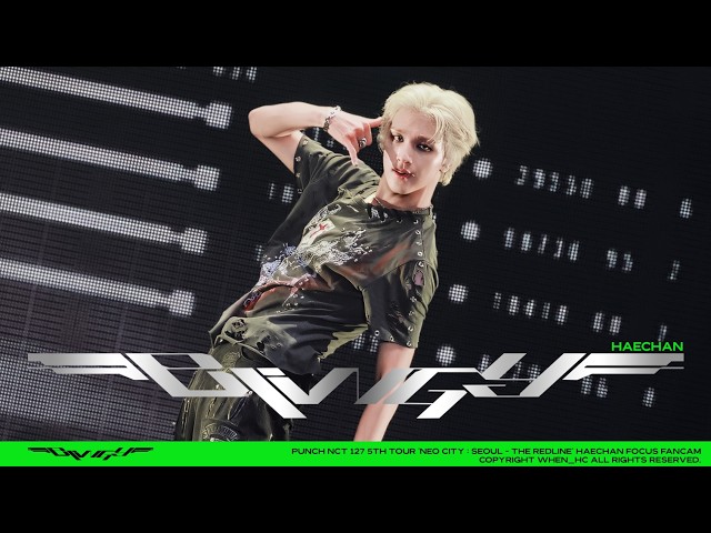 4K] HAECHAN 'Blingy' Fancam | NCT 127 THE REDLINE SEOUL (해찬 직캠