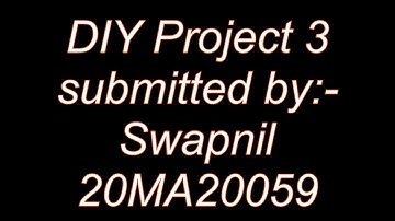 20MA20059 |  DIY assignment 3