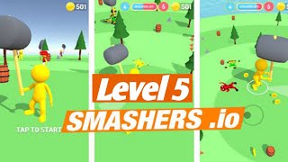 Smashers.io - Fun io games - Gameplay ( Level 5 ) Walkthrough screenshot 5