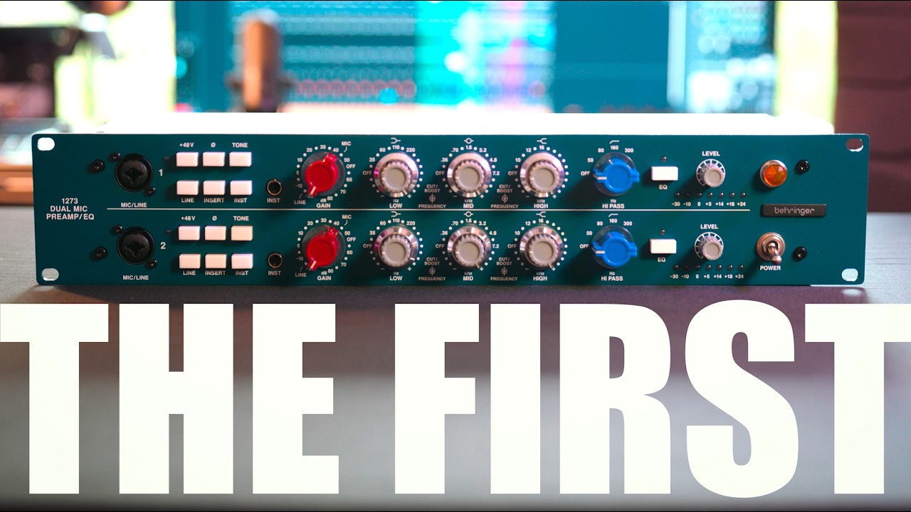 THIS SHOULD BE YOUR FIRST ANALOG STUDIO GEAR! @behringer 1273 Full