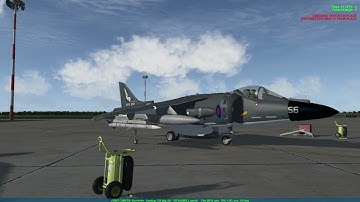 Falcon 4.0 BMS 4.37.2 -  Harrier Ramp Start.