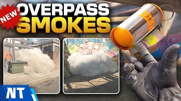 CS2 Overpass Smokes You NEED to Know in 2025