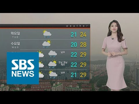 전국 폭염 속 미세먼지 ↑…밤부터 장맛비 시작 / SBS