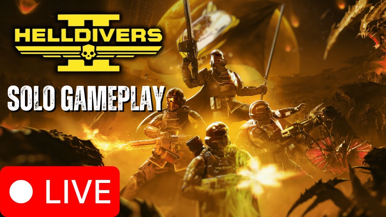 🔴LIVE - Helldivers 2 is Actually Really Fun! - YouTube