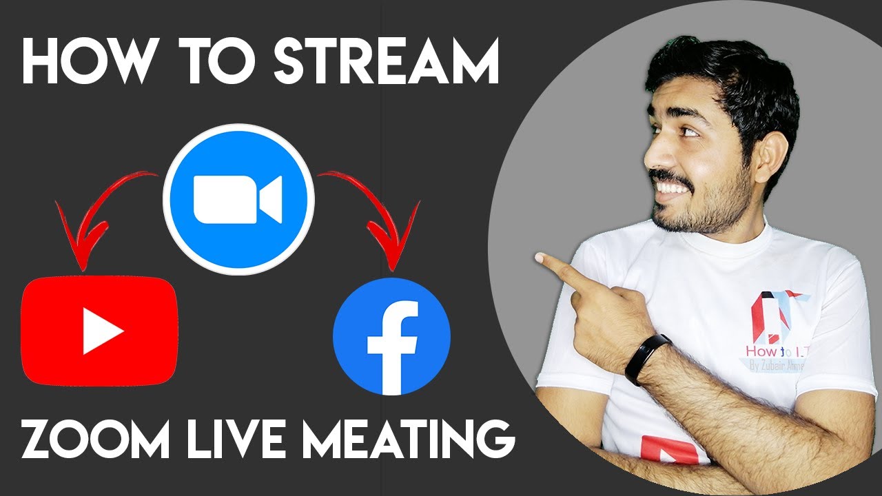 How To Stream Zoom Meating On YouTube How to Live Stream Zoom Meeting on Facebook