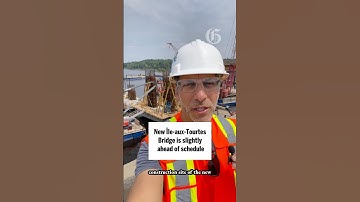 A tour of the new Île-aux-Tourtes Bridge, set to be completed by end of 2027