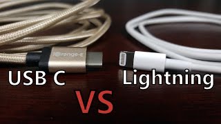 Cable Fight: USB Type-C vs Apple Lightning Connector - YouTube