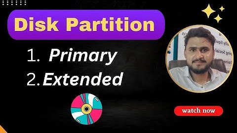 How create Disk partition- Types of Partition| ICS ch7 #mr_atif62