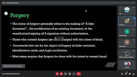 Introduction to Questioned Document