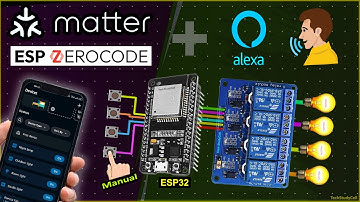Control Multiple Relays with MATTER Protocol using ESP32 & ESPZerocode | IoT Projects