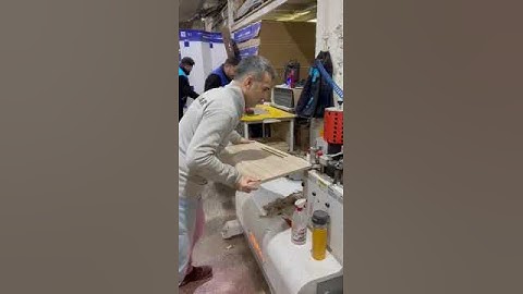 Good feedback from our Turkey client using our F14-3 curve edge banding machine