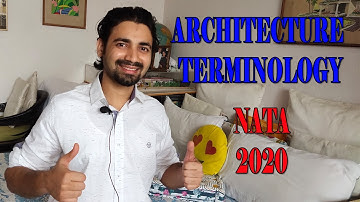 ARCHITECTURAL TERMINOLOGY | PREPARATION OF NATA EXAMINATION 2020