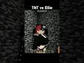 Minecraft : TNT vs Ellie #minecraft #shorts