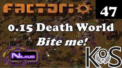 Factorio 0.15 Death World - E47 - Scaling inbound logistics