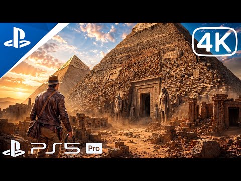 THE PYRAMID SECRET in INDIANA JONES | Realistic Ultra Graphics Gameplay [4K60FPS] PS5 PRO