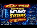 NPTEL DBMS EXAM TOMORROW 🚨 Last-Minute Revision | Introduction to Database Systems|#databasesystems