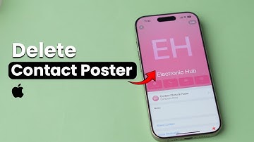 Hoe verwijder ik een contactposter van de iPhone?