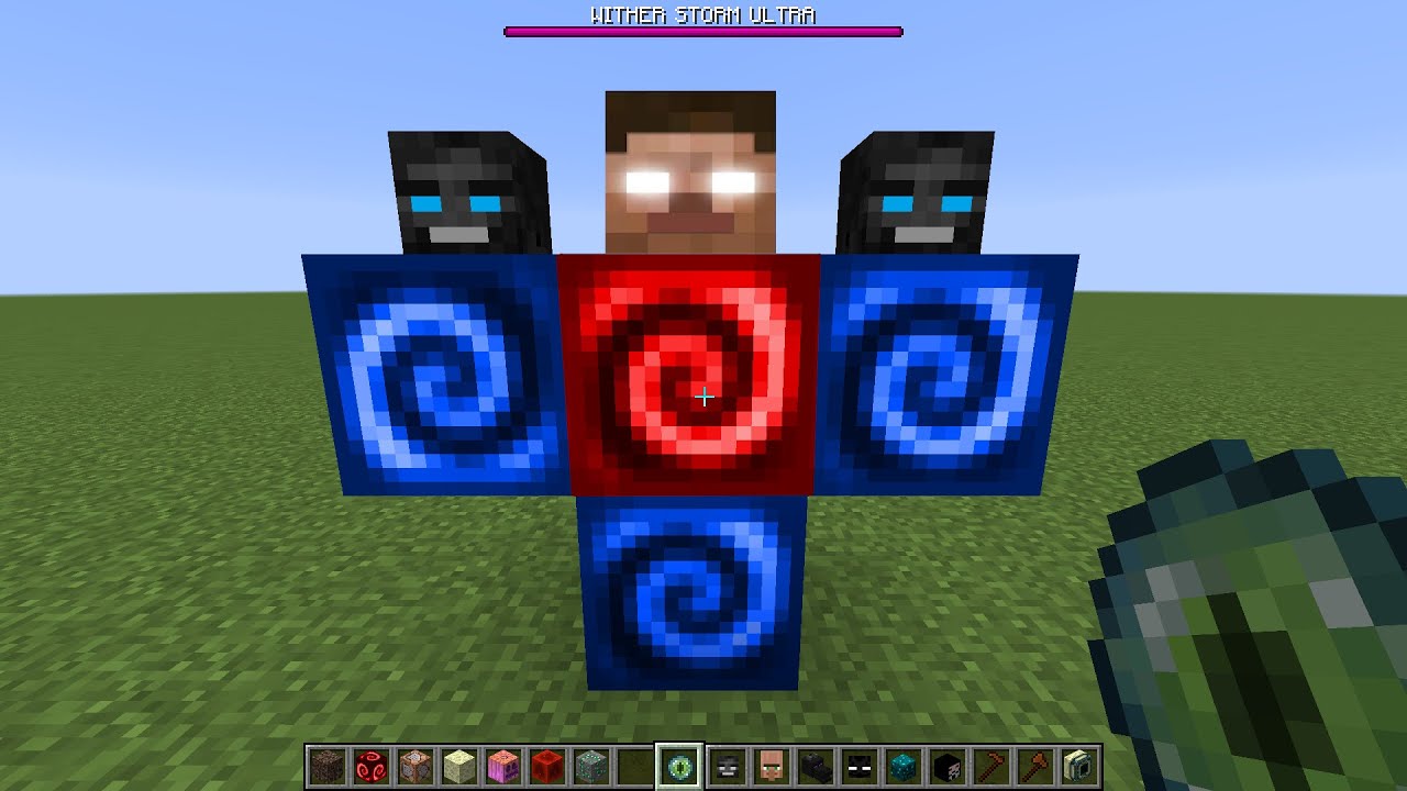 what if you create a WITHER STORM ULTRA in MINECRAFT (part 2) - YouTube