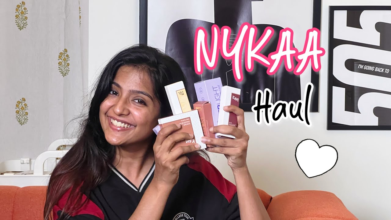 NYKAA HAUL with some of my favourite products! ❤️ | Afriyna Ashraf