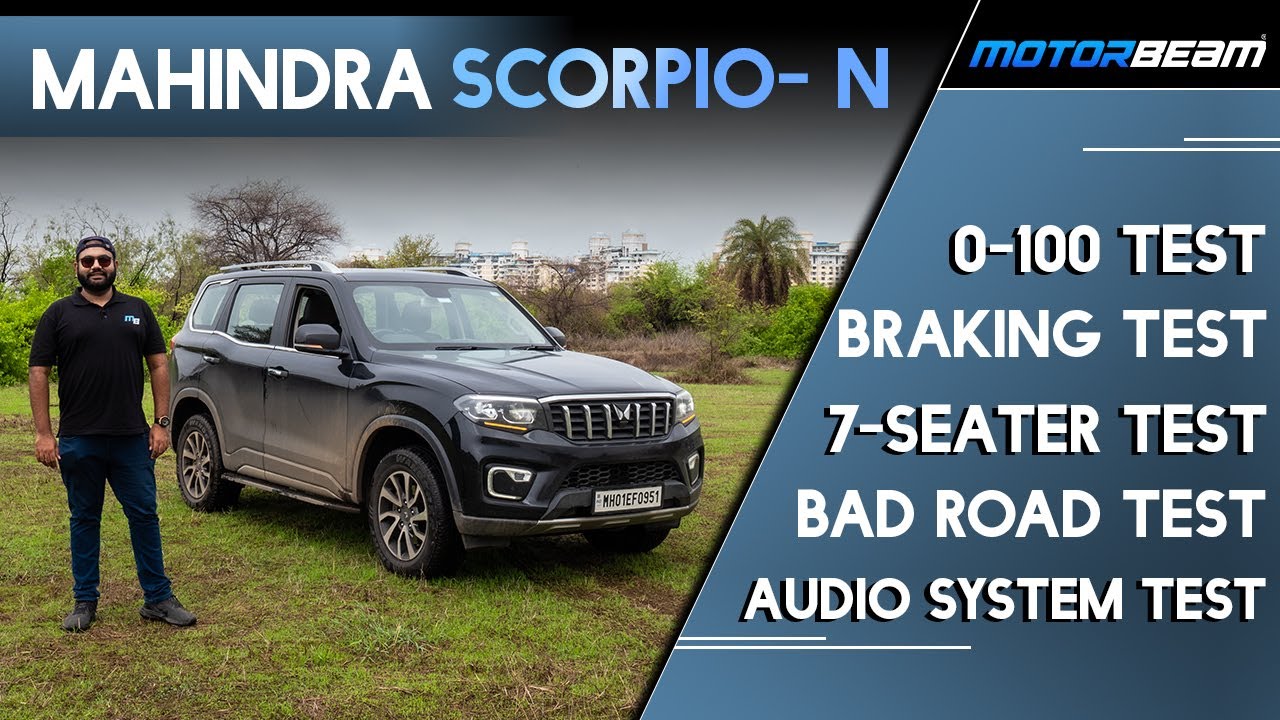 Mahindra Scorpio-N Diesel AT - 10 Real-Life Tests | MotorBeam