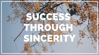 SINCERITY IN ISLAM - Karim Serageldin