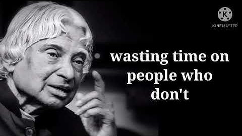 wasting your time on people who don