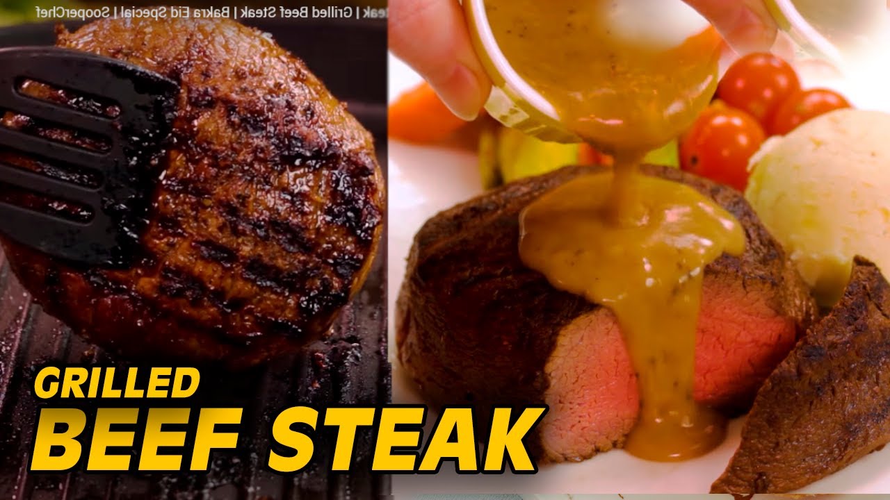 Beef Steak Recipe | How to Cook Beef Steak | Grilled Beef Steak | Bakra Eid Special | SooperChef