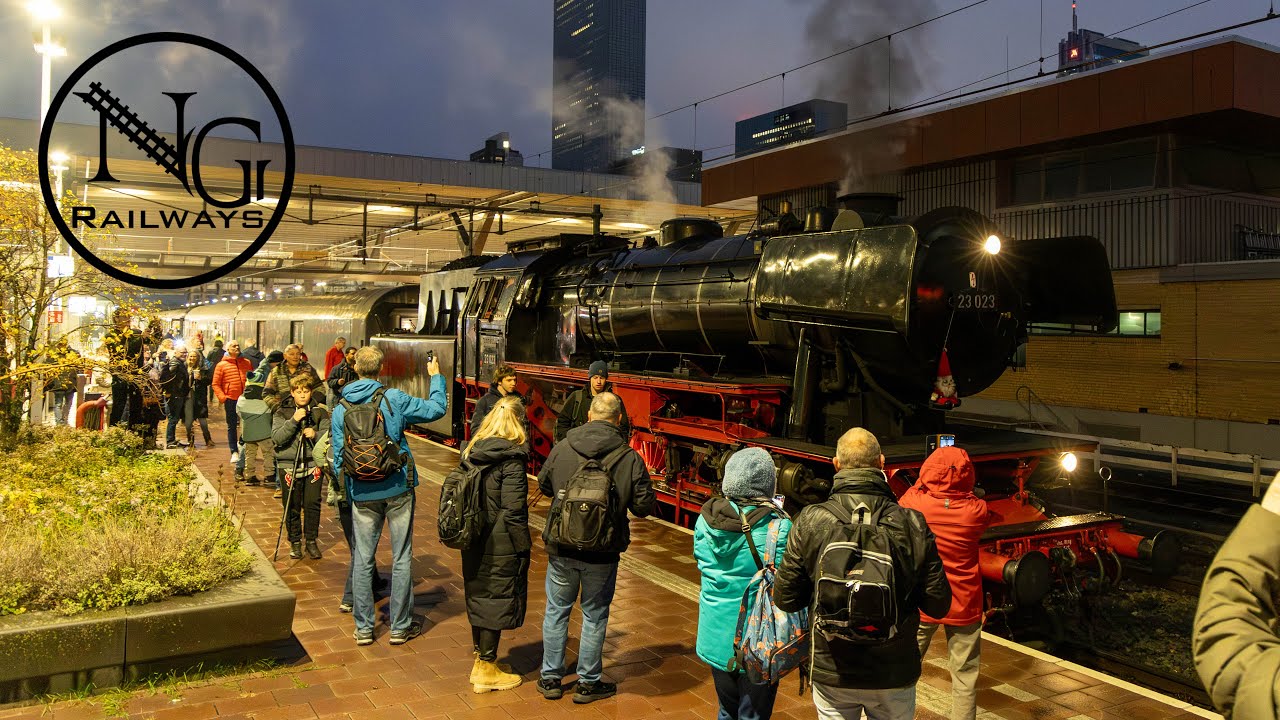 6 december 2025 SSN Kerst Expres naar Bonn met stoomlocomotief SSN 23 023