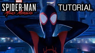 Spider Man Miles Morales Into The Spider Verse Dive Tutorial! Spiderverse Air Trick Easter Egg