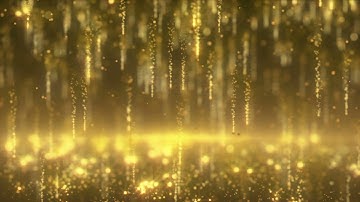 Sangeeth Background Video Loop - Golden Particles VJ Loop - Wedding Template - Party Background